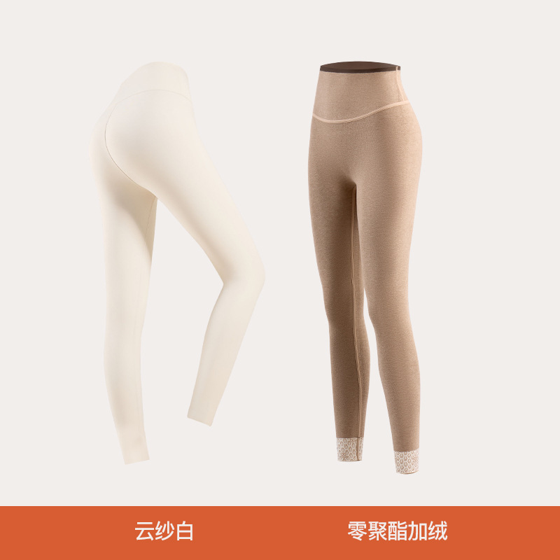 零聚酯吸湿发热10A抗菌加绒保暖秋冬鲨鱼裤女士打底裤高腰瑜伽裤|undefined
