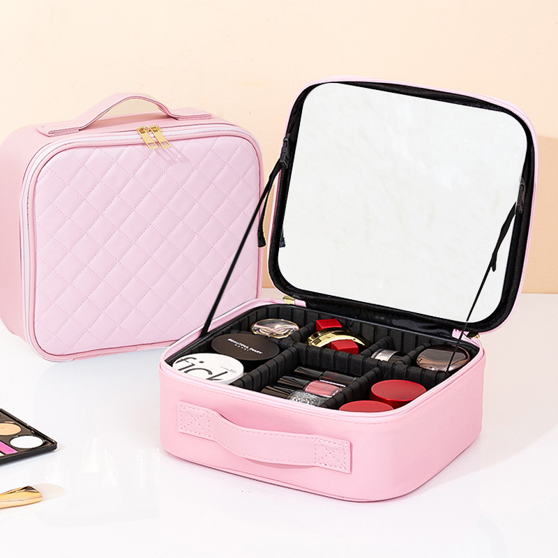 핑크 그리드 [보통 거울]