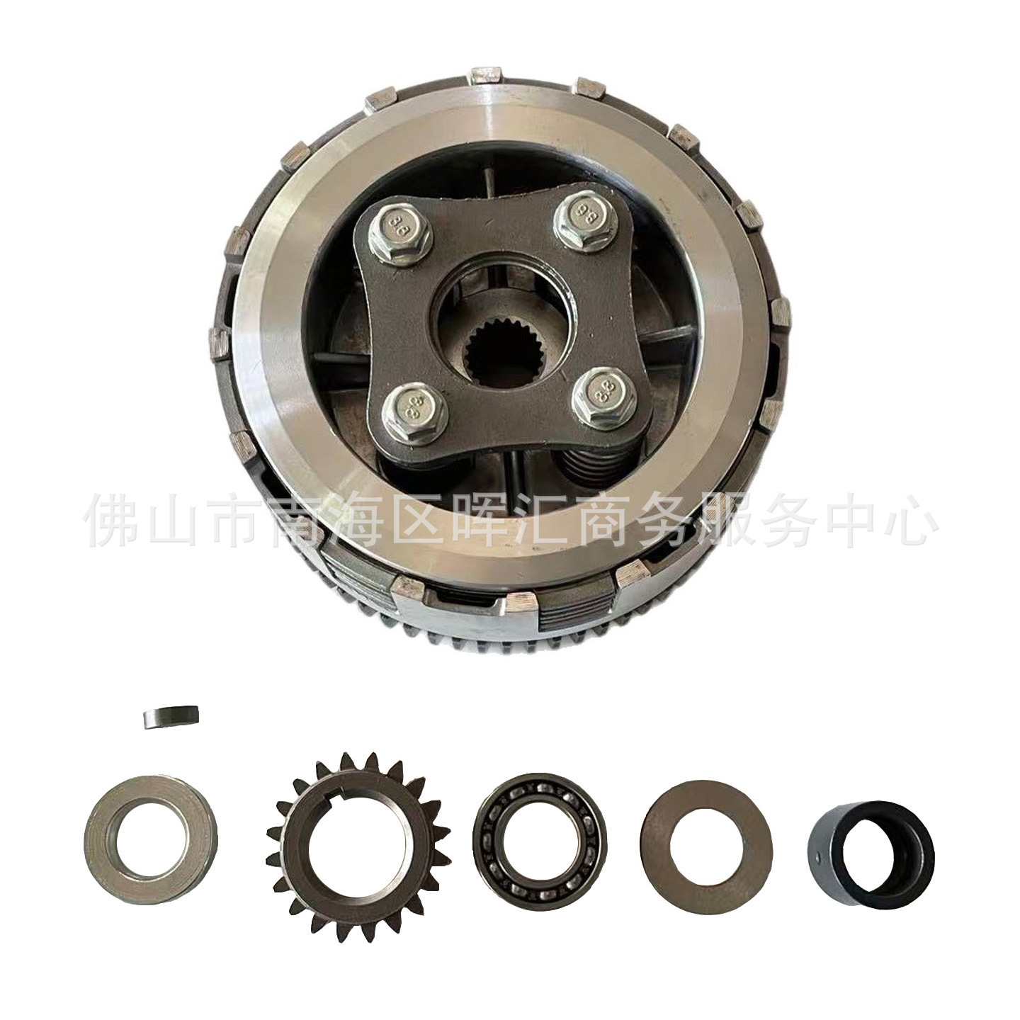 Fabricantes de embrague del sudeste asiático piezas de motocicleta WAVE125 W125 4 columnas 5 piezas de embrague conjunto tambor