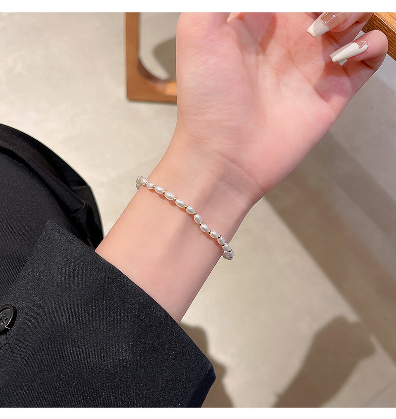 Simple Style Solid Color Imitation Pearl Bracelets