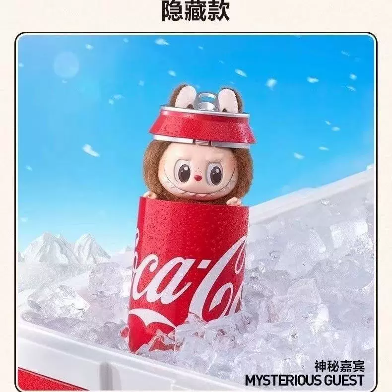 Три поколения серии Coca-Cola сердечное макарон новогодние лабубу куклы