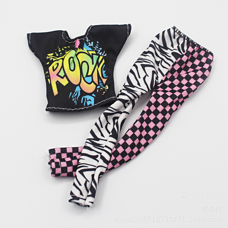 30cm juguete Barbie muñeca ropa moda arriba y abajo traje moda falda