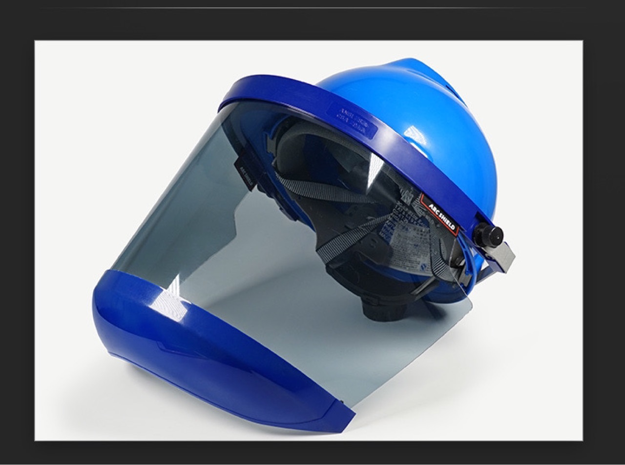 蓝鹰FCA8防电弧面屏防电弧面罩11.3cal绝11KV欧美标配安全帽支架