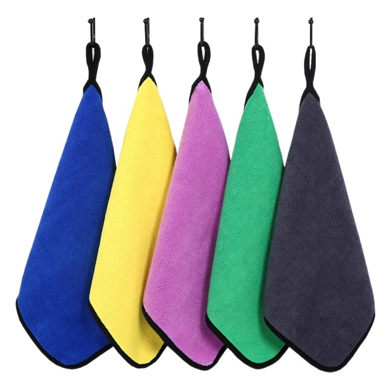 Car Wash Towel, Quick-Drying Double-Sided Car Wipe Towel, High-Density Coral Velvet Absorbent Car Wipe Towel, Cleaning Cloth, Wholesale