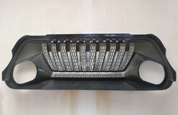 Suitable for 2018+ Jeep Wrangler JL front grille and front bumper center mesh