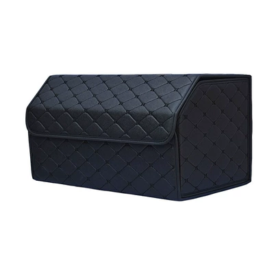 Car storage bag/box — box - black-black-line-303030