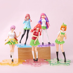 五等分の花嫁キャンパス中野一花二乃三玖四叶五月二次元フィギュア置物
