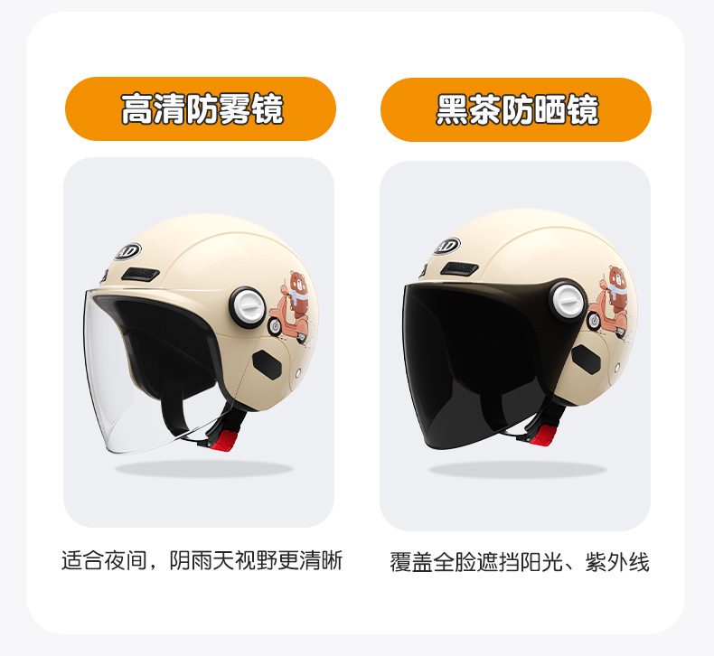 2025 new electric motorcycle helmet 3C certification ladies half helmet autumn and winter warm helmet four seasons universal