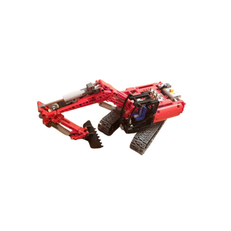 Educational Excavator Building Block Model For Creative Play_voghion.com