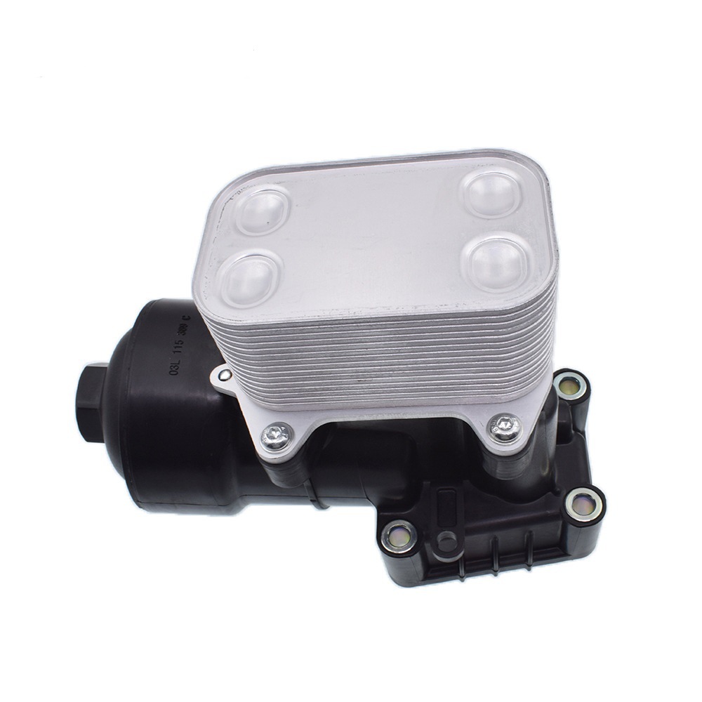 汽车机油冷却器总成机油滤清器散热器 大众奥迪斯柯达 Oil Filter