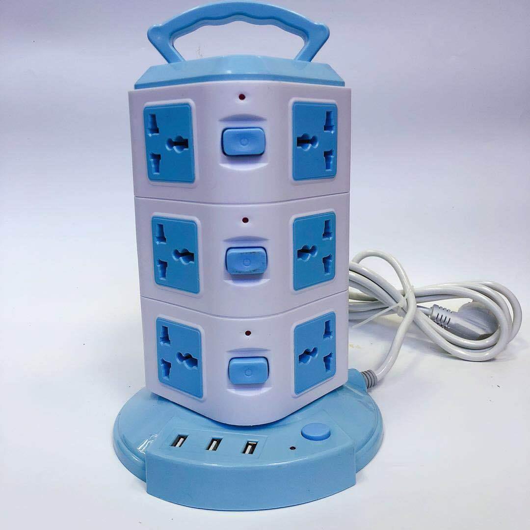 Enchufe vertical directo de fábrica con panel de conexión USB torre de computadora cableado multiusos