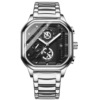 High-end quartz watches, waterproof square men's watch