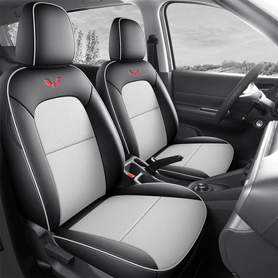 Modelə uyğun (Original) oturacaq örtükləri Seat Cover All-Inclusive Pure Electric Ev - two-seater-all-inclusive-standard-version-black-gray-hongguang