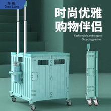 户外露营买菜车小拉车小推车摆摊手拖车折叠购物车便携家用取快递