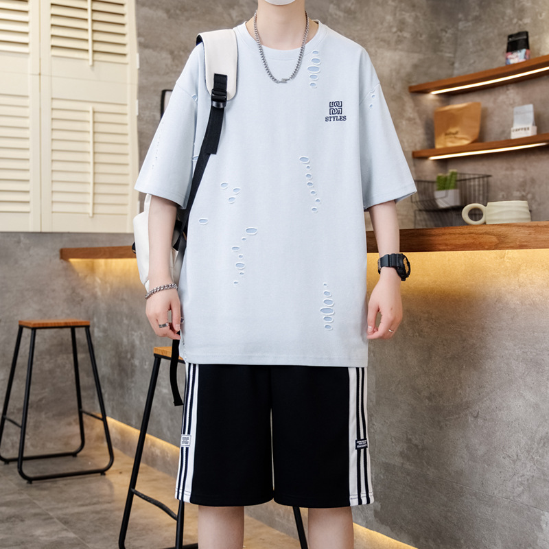 Summer solid color T-shirt
