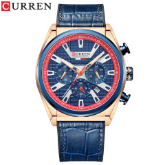 Curren/Carren New Model 8392 Men's Watch Calendar Strap Men's Watch Business and Foreign Trade Watch