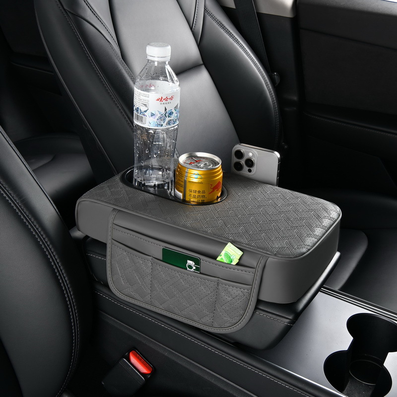 Car Armrest Box Protection Pad, Armrest Elbow Rest, Cup Holder, Storage Box, Accessories, Height-Increasing Comfort Armrest Box Pad