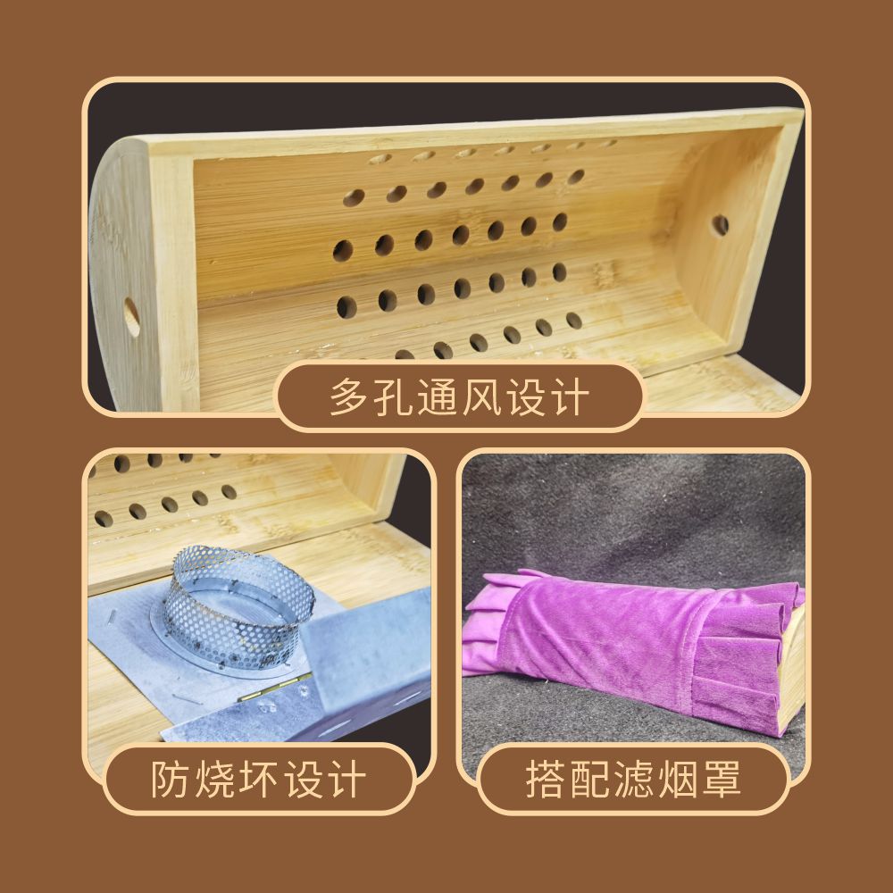 Moxa Pillow Neck Support with Smokeless Moxibustion Box Bamboo Cervical Warm Compress Ai Cao Moxa Stick Set 54 Sticks preparation