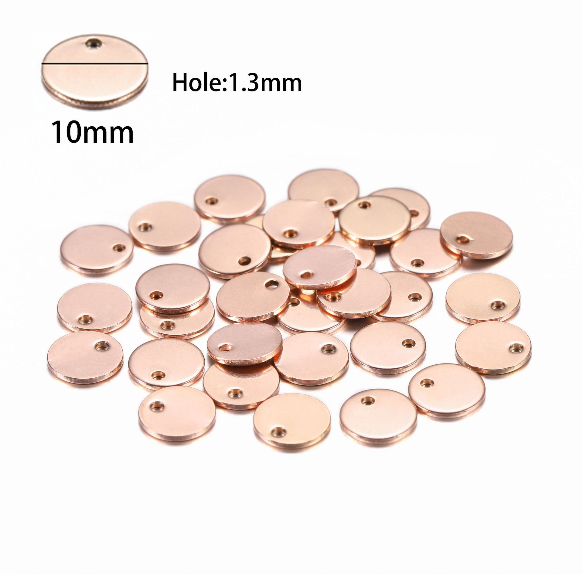 17g Weight Pendant Jewelry Making Type DIY Jewelry Accessories Classification 10 PCS/Package, 20 PCS/Package, 50 PCS/Package Quantity 304 Stainless Steel Material Solid Color Pattern Plating Design Simple Style, Classic Style Style 10 PCS/Package 20 PCS/Package 50 PCS/Package 304 Stainless Steel Solid Color Pendant 1