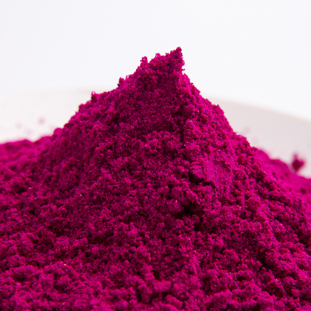 Factory wholesale freeze-dried dragon fruit powder, freeze-dried fruit, freeze-dried dragon fruit, dry flakes, added to cake baking, milk tea.