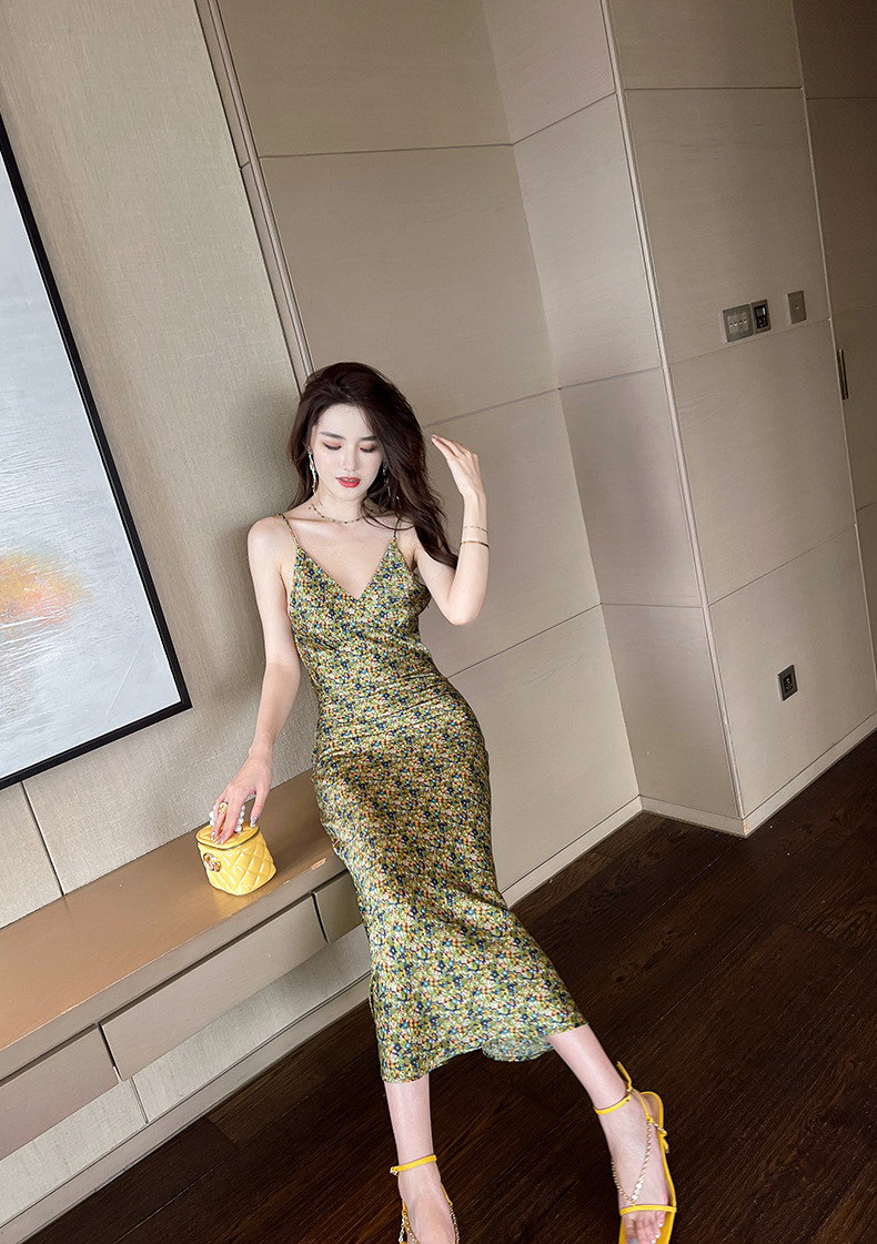 A2569 870K ÁO HAI DÂY NỮ CHOTDNG MÙA HÈ HỌA TIẾT HOA HAI DÂY HỞ VAI THỜI TRANG NỮ G03 SẢN PHẨM MỚI