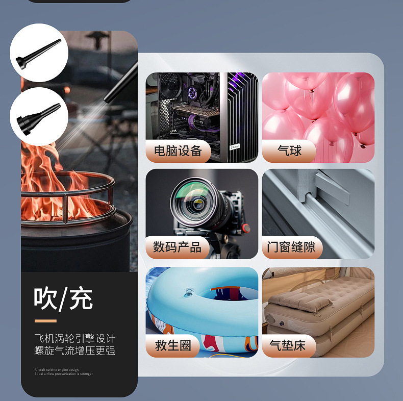 Car Vacuum Cleaner Wireless Multi-Function Handheld Portable Suction and Blowing Integrated Car Vacuum Cleaner High Power Mini