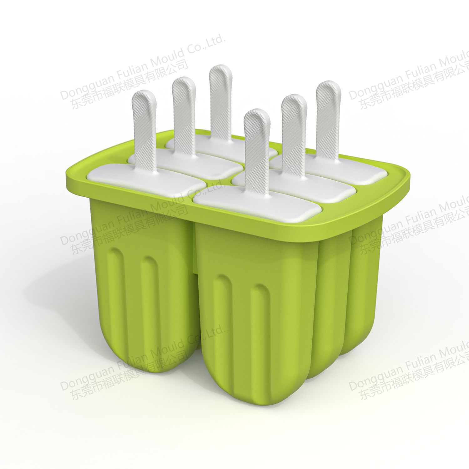 Nuevo molde de helado creativo con cubierta fácil de desmoldear helado de silicona de grado alimenticio casero helado de silicona molde de hielo