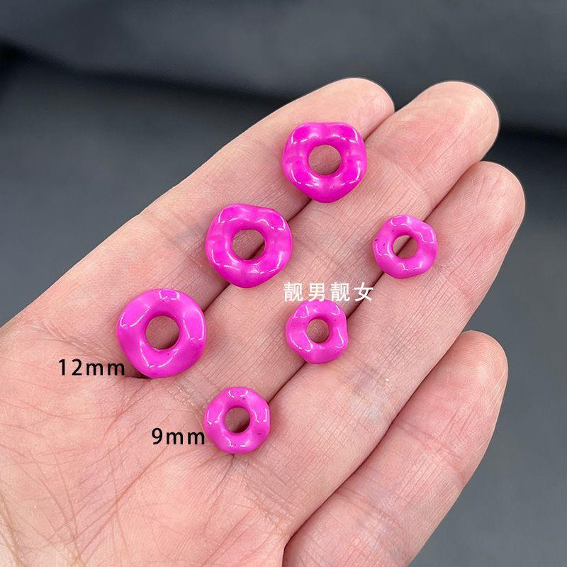 Ondas de laple falda anillo acrílico diy pulsera de cuentas hecha a mano cadena de accesorios accesorios
