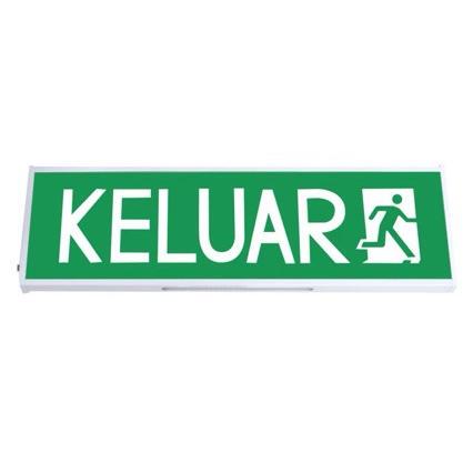 Indicator light safety exit indicator light evacuation indicator light led emergency light exit light foreign trade keluar logo