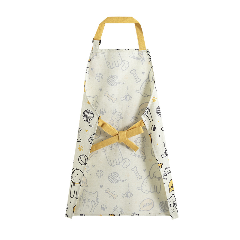 Tigre Año Nuevo en línea celebridad cocina delantal de cocina moda ropa de trabajo a prueba de aceite mono de los hombres de estilo coreano vestido de Liga