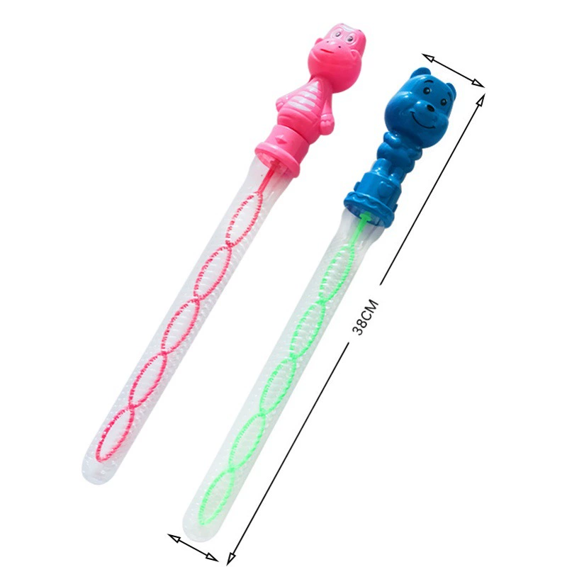 38 см большой мультфильм пузырьковая палочка детская игрушка-пузырь квадратный парк горячая Распродажа стойло пузырь вода оптом