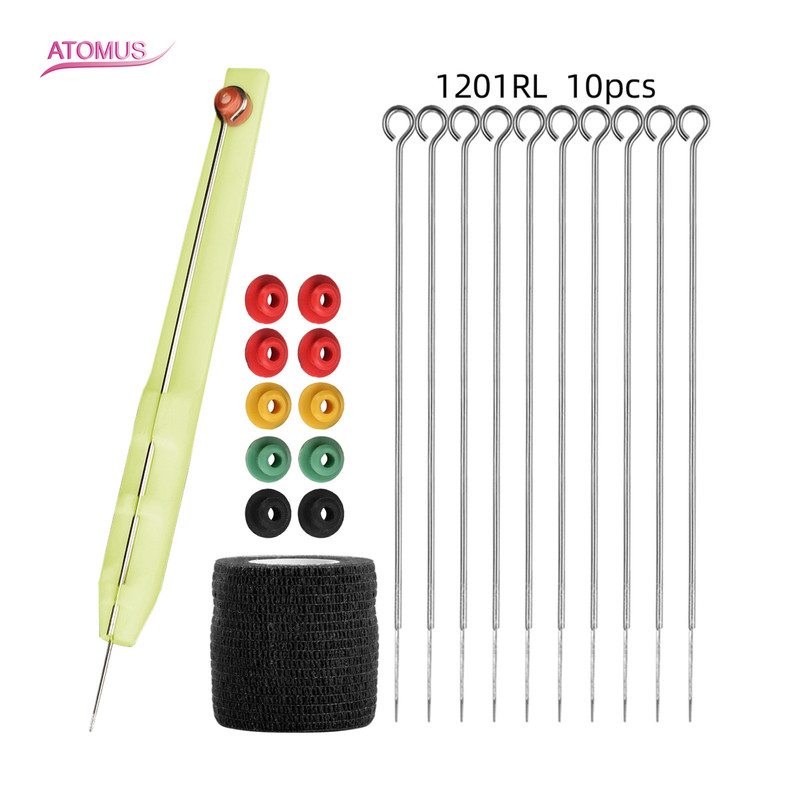 Yellow 3D Print Handmade Tattoo Pen Tattoo Long Needle Hand Needle Set Tattoo Beginner WSTZ0771-777 Yellow 3D Print Handmade Tattoo Pen Tattoo Long Needle Hand Needle Set Tattoo Beginner WSTZ0771-777