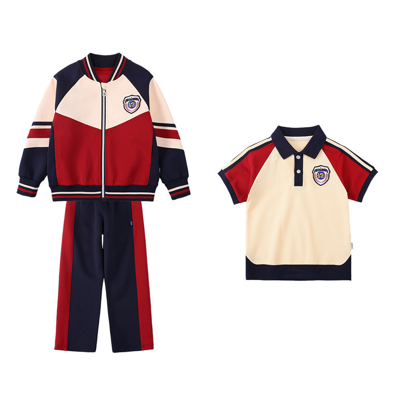瀾洋貝小学生制服三点セット幼稚園服春秋服子供クラス服セット|undefined