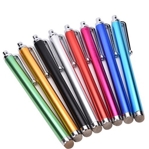 Stylus pluma capacitiva táctil pluma cabeza de tela pluma pintura boceto pluma nano cabeza de tela conductora