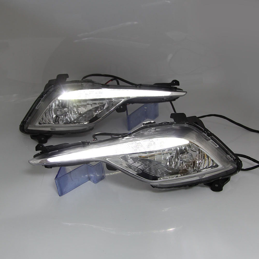 Aplicable a Hyundai Suo 8 línea luz antiniebla conjunto de luz 13/14/15 Sonata 8 generación LED parachoques Luz