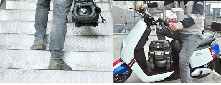 Brushless variable frequency air compressor 220v small oil-free silent air pump woodworking painting high-pressure air compressor