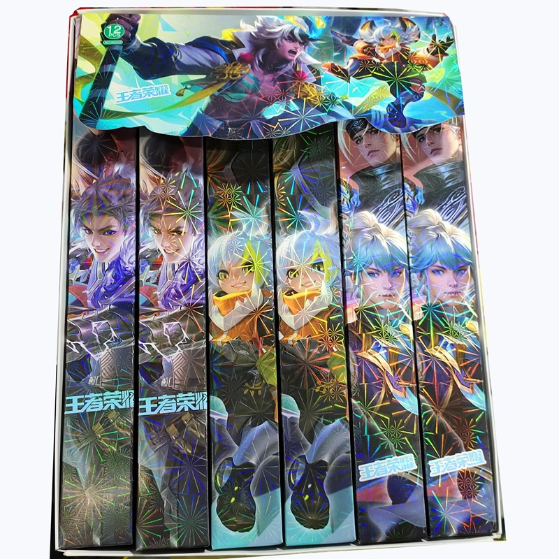 Abanico de tela de seda King Glory de 8 pulgadas Embalaje independiente Nezha El futuro es como un slam dunk Sanrio Anime Cartoon