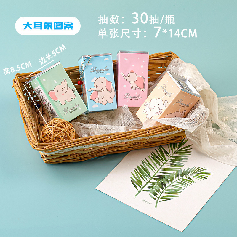 かわいい方の缶のアイデアのミニウェットティッシュ30は携帯して使い捨ての清潔なウェットティッシュのペンダントを持って卸売りします。|undefined