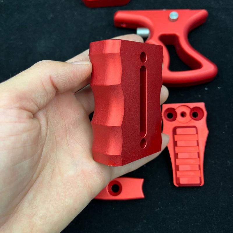 Cnc 알루미늄 합금 팬텀 작은 새총 액세서리 경쟁 스포츠 용품 팬텀 어린이 장난감 새총 도매