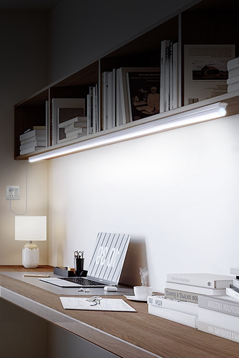 Tubo de la lámpara de techo de escritorio súper largo LED estudio alargado protección para los ojos instalación especial-libre autoadhesivo succión magnética lámpara de escritorio integrada tira