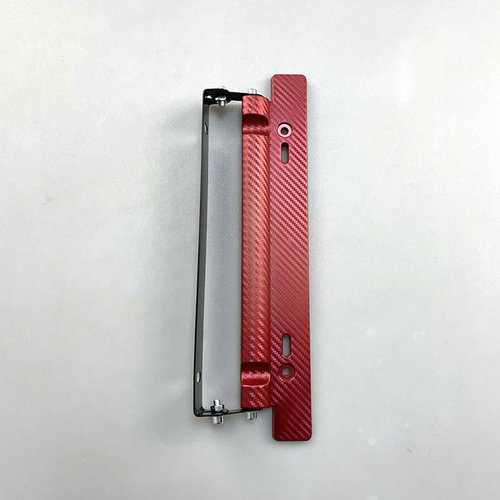 License plate frame license plate holder carbon fiber license plate holder car bracket modified rotatable angle racing plate holder