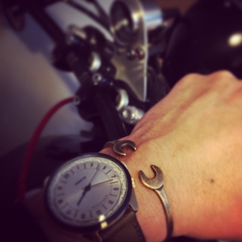 Simple New Punk Trendy Machine Wrench Bracelet display picture 2