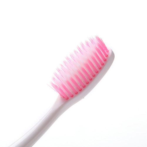 Adult soft-bristle toothbrush 6 rows of high-density bristle brush head back tongue cleaning toothbrush for male and female students and the elderly wholesale