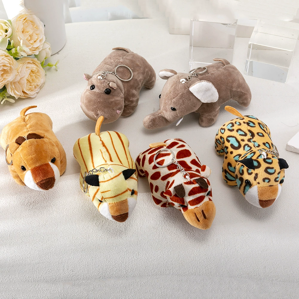 Дрожащая плюшевая кукла маленькая сумка для животных подвеска слона бегемота кукла плюшевый брелок кукла кукла оптовая продажа
