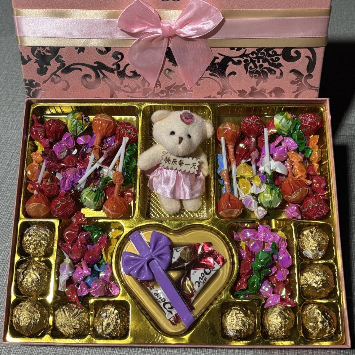 F纪念日创意糖果巧克力礼盒零食送女生生日朋友情人节网红礼物FYX