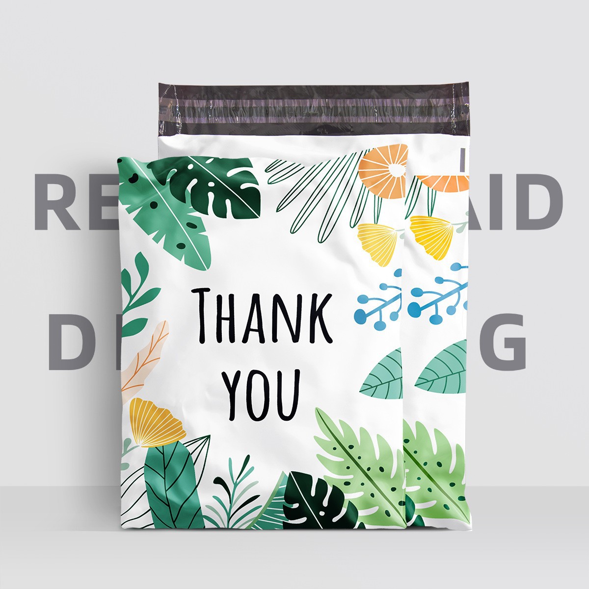 다채로운 잎-25.5*33+4cm; [100개/팩]