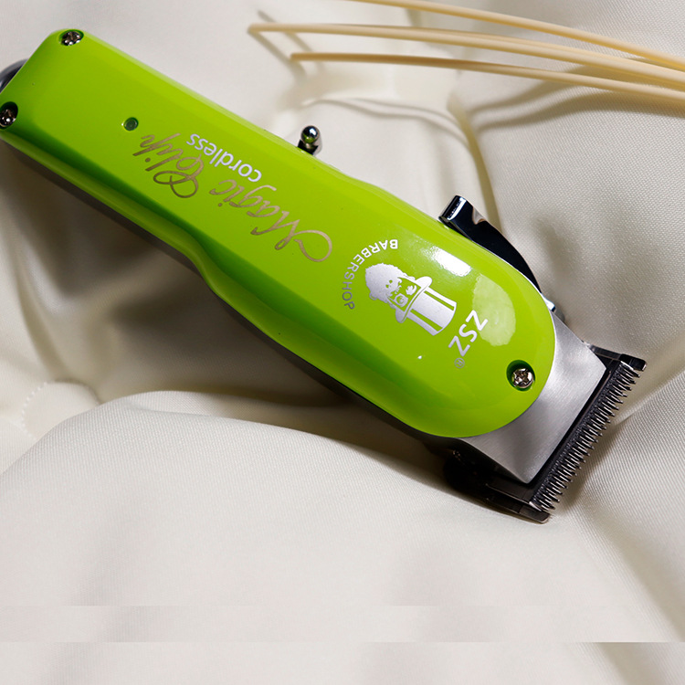 ZSZ-F50 nuevo metal cáscara inferior eléctrica Clipper aceite cabeza empuje talla marca gradiente eléctrico empuje pelo Clipper fábrica al por mayor
