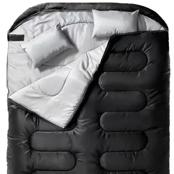 双人睡袋成人户外加厚防水防寒情侣可拆分两用保暖秋冬季露营睡袋