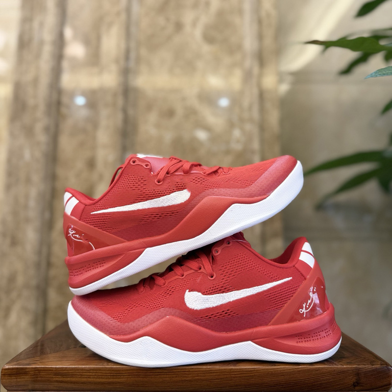 Professional Basketball Shoes for Men, Purple Chinese Replica, Platinum Obk8 Lakers Red, Fully Breathable, High-Quality Kobe
