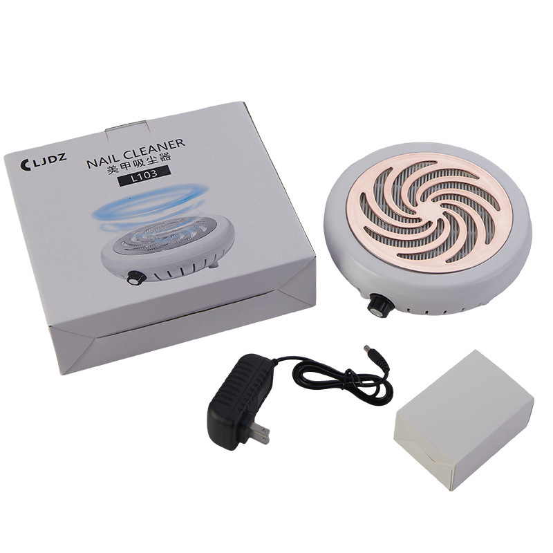aspiradora de uñas transfronteriza aspiradora de uñas de alta succión aspiradora de uñas para la tienda de uñas, máquina de polvo de pulido ultra silenciosa especial L103
